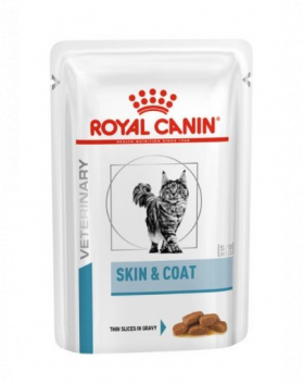 ROYAL CANIN Cat Skin&amp;Coat 48 x 85 g hrana umeda dietetica pentru pisici adulte cu piele sensibila