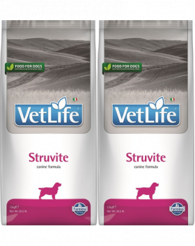 FARMINA Vet Life Dog Struvite 2x12 kg dieta caini adulti cu afectiuni tract urinar inferior