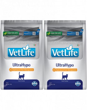 FARMINA Vet Life Cat Ultrahypo 2 x 5 kg hrana pisici cu alergii si/sau intolerante