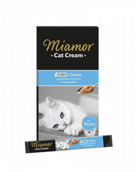 MIAMOR Cat JuniorCream crema recompensa pentru pisoi 6x15ml