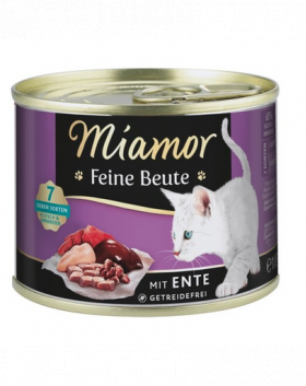 MIAMOR Feine Beute Duck hrana din rata, pentru pisica 185g