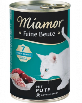 MIAMOR Feine Beute Turkey Conserva pisica, cu curcan 400g