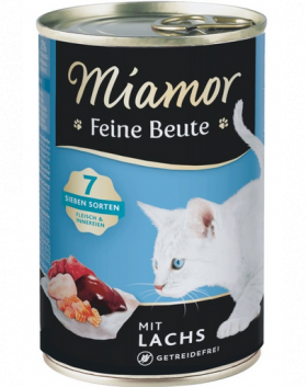 MIAMOR Feine Beute Salmon Conserva hrana pisici, cu somon 400g