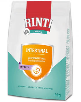 RINTI Canine Intestinal Duck hrana caini cu afectiuni gastrointestinale 4kg cu rata