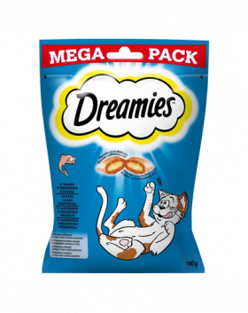 DREAMIES Mega Pack 4x180g recompensa pisici, cu aroma somon