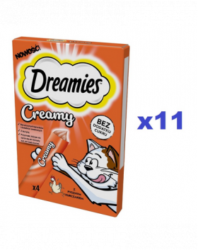 DREAMIES Gustare pentru pisici cu pui delicios 44x10g