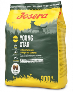 JOSERA Junior YoungStar Grainfree hrana uscata fara cereale pentru caini juniori 5 x 900g