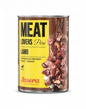 JOSERA Meatlovers pure Conserva hrana caini, cu miel 800g