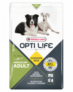 VERSELE-LAGA Opti Life Adult Medium hrana uscata caini adulti de talie medie 12,5 kg