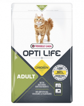 VERSELE-LAGA Opti Life Cat Adult Chicken 1 kg hrana pisici adulte, cu pui