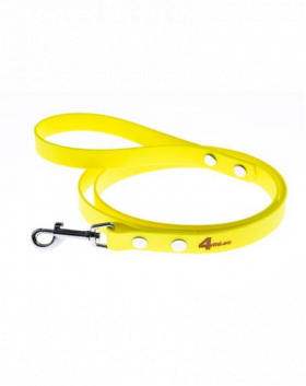 4WILD Lesa galben neon pentru caini 150 cm