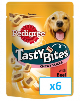 PEDIGREE Tasty Bites Chewy Slices 6x 155 g