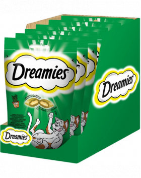 DREAMIES 6x60 g Recompense pisici, cu iarba matei