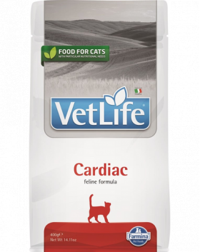 FARMINA VetLife Cardiac Hrana uscata pisici cu probleme cardiace 400 g