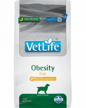 FARMINA VetLife Obesity Fish Hrana uscata caini supraponderabili, cu peste 2 kg