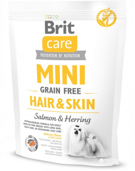 BRIT Care Mini Grain Free Hair&amp;Skin 400g