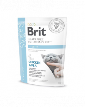 BRIT Veterinary Diets Cat Obesity 400 g Hrana pisici adulte supraponderale