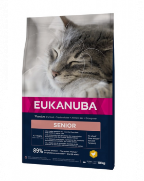 EUKANUBA Cat Senior All Breeds Top Condition Chicken &amp; Liver 10 kg