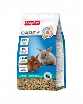 BEAPHAR Care+ Rabbit Junior Hrana pentru iepuri tineri 1,5 kg