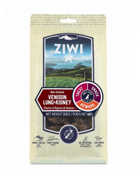 ZIWIPEAK Dog Chews Venison lung &amp; kidney 60 g Recompense caini, plamani si rinichi de vanat