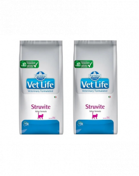 FARMINA Vet Life Cat Struvite 2x10 kg pentru pisici cu probleme ale tractului urinar