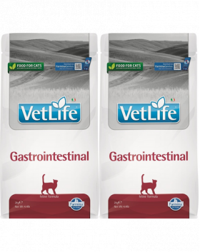 FARMINA Vet life Gastrointestinal Cat hrana uscata pisici cu probleme de stomac 2 x 2 kg