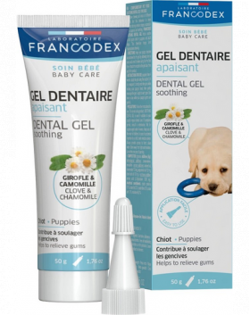 FRANCODEX Gel dentar calmant pentru catei 50 g