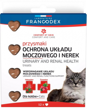 FRANCODEX Recompense pisici pentru sanatatea urinara si renala 12 buc.