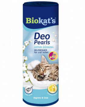 BIOKAT'S Deo Pearls Cotton blossom 700 g perle parfumate litiera pisica