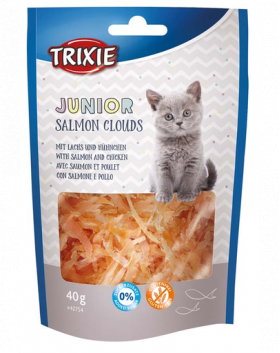 TRIXIE Junior Clouds delicatese pentru pisoi, cu somon, 40 g