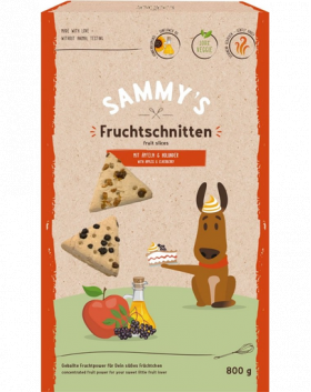 BOSCH SAMMY’S Fruit Slices Recompense pentru caini, felii de fructe 800 g