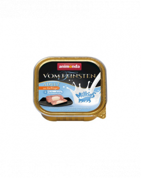 ANIMONDA Vom Feinsten Adult Milk Centr with Poultry&amp;Cream 100 g Hrana umeda pentru pisica, cu pasare si smantana