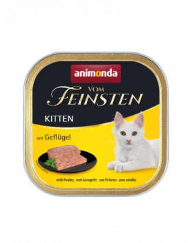 ANIMONDA vom Feinsten Kitten cu păsări de curte 100 gr