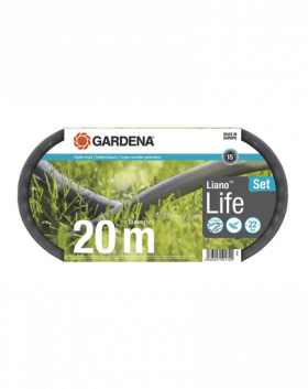 GARDENA Kit de 20 m de furtun textil Liano Life