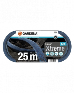 GARDENA Kit de 25 m de furtun textil Liano Xtreme