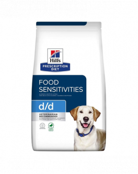 HILL'S Prescription Diet Canine d/d Duck&amp;Rice 1,5 kg hrana uscata pentru caini, pentru ingrijirea pielii