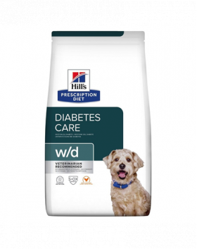 HILL'S Prescription Diet w/d Diabetes Care Chicken Adult hrana dietetica pentru caini care ajuta la reglarea nivelului de glucoza din sange 10 kg