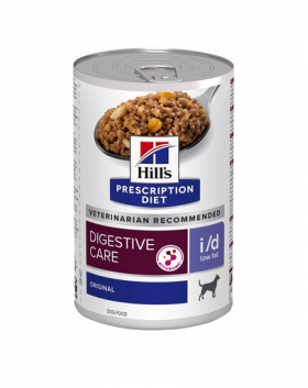 HILL'S Prescription Diet Canine i/d Low Fat conserva 360 g hrana caini cu probleme de stomac