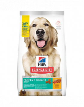 HILL'S Science Plan Adult 1+ Perfect Weight Large hrană uscată pentru câini de talie mare, cu pui 12 kg