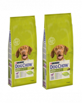 PURINA Dog Chow Adult hrana uscata caini adulti, cu miel 28 kg (2 x 14 kg)