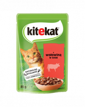 KITEKAT vita in sos 28x85 g pliculet hrana pisica adulta