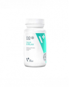 VETEXPERT Calm&amp;Relax Supliment alimentar pentru simptomele de stres la caini si pisici 30 capsule