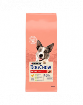 PURINA Dog Chow Active hrana uscata pentru caini activi, cu pui 14 kg