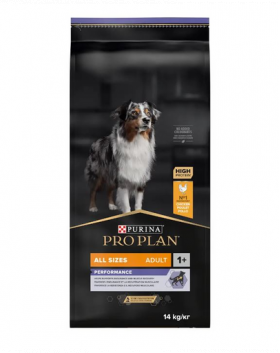 PURINA PRO PLAN All Sizes Adult Performance Hrana caini foarte activi, 14 kg