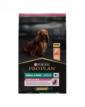 PURINA Pro Plan Small&amp;Mini Adult Sensitive Skin hrana uscati caini adulti talie mica cu piele sensibila, cu somon 7 kg