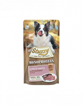 STUZZY Dog Monoprotein 150 g hrana hipoalergenica pentru caini, jambon