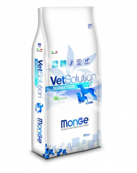 MONGE Vet Solution Dog Dermatosis hrana dietetica pentru caini cu afectiuni dermatologice 12 kg