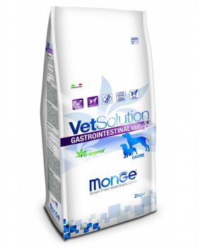 MONGE Vet Solution Dog Gastrointestinal hrană uscată dietetică pentru câini cu probleme gastrointestinale 2 kg