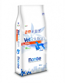 MONGE Vet Solution Dog Renal hrana dietetica pentru caini pentru sustinerea functiei renale 12 kg