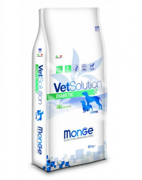 MONGE Vet Solution Dog Diabetic 12 kg dieta caini cu diabet